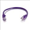 C2G 6" Cat6 networking cable Purple 5.91" (0.15 m) U/UTP (UTP)1