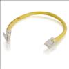 C2G 6" Cat6 networking cable Yellow 5.91" (0.15 m) U/UTP (UTP)1