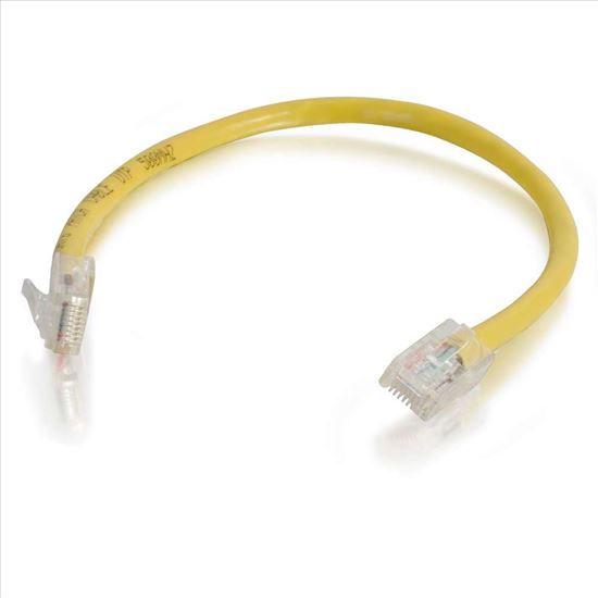 C2G 6" Cat6 networking cable Yellow 5.91" (0.15 m) U/UTP (UTP)1