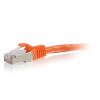 C2G 6" Cat6 networking cable Orange 5.91" (0.15 m) U/FTP (STP)3