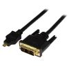 StarTech.com HDDDVIMM2M video cable adapter 78.7" (2 m) Micro-HDMI DVI-D Black1