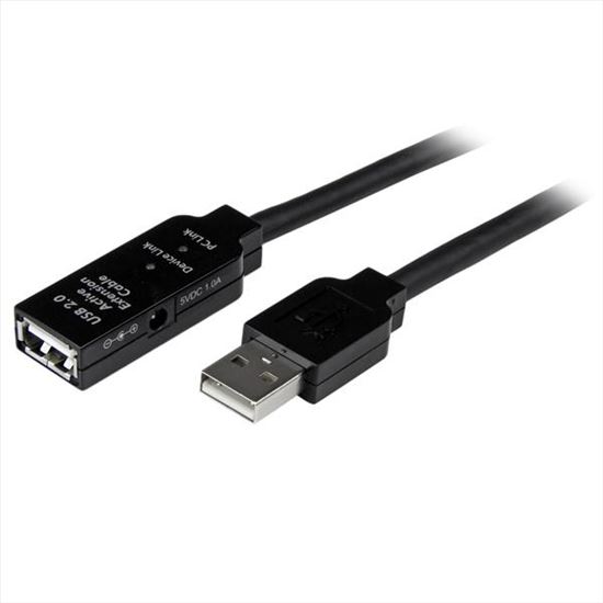 StarTech.com 10m, USB2.0 - USB2.0 USB cable 393.7" (10 m) USB A Black1
