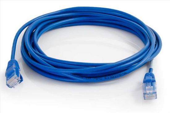 C2G 0.5ft. Cat5e UTP networking cable Blue 5.91" (0.15 m) U/UTP (UTP)1