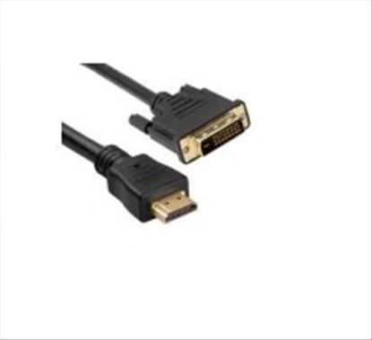 Unirise HDMID-10F-MM video cable adapter 120.1" (3.05 m) HDMI DVI-D Black1