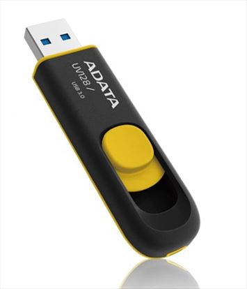 ADATA DashDrive UV128 16GB USB flash drive USB Type-A 3.2 Gen 1 (3.1 Gen 1) Black, Yellow1