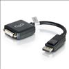 C2G 54321 video cable adapter 7.87" (0.2 m) DisplayPort DVI-D Black3