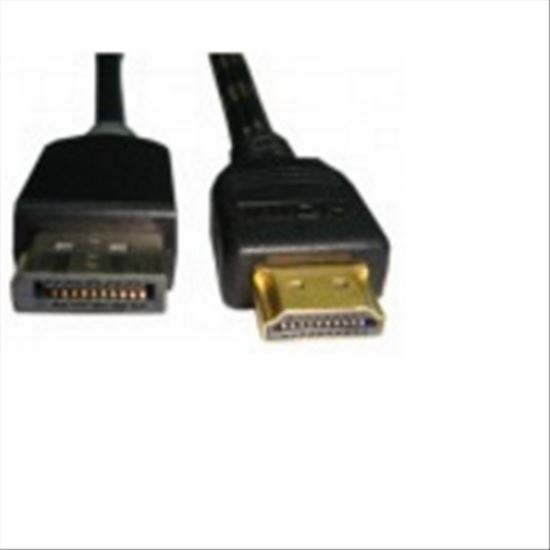 Oncore HDMIDP-03F-MM video cable adapter 70.9" (1.8 m) HDMI DisplayPort Black1