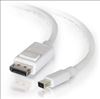 C2G 3ft Mini DP / DP 35.4" (0.9 m) DisplayPort Mini DisplayPort White1