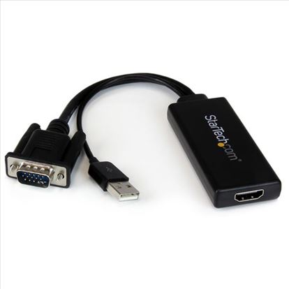 StarTech.com VGA2HDU video cable adapter Black1