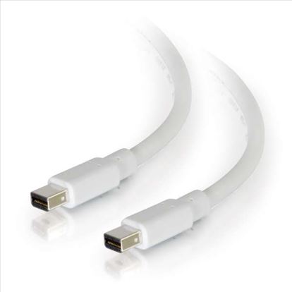 C2G 54412 DisplayPort cable 120.1" (3.05 m) Mini DisplayPort White1