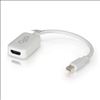 C2G 54314 video cable adapter 7.87" (0.2 m) Mini DisplayPort HDMI White1