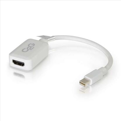 C2G 54314 video cable adapter 7.87" (0.2 m) Mini DisplayPort HDMI White1