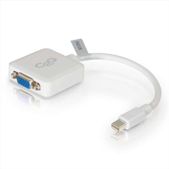 C2G 54316 video cable adapter 7.87" (0.2 m) Mini DisplayPort VGA White1