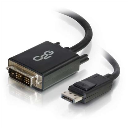 C2G 54329 video cable adapter 72" (1.83 m) DisplayPort DVI-D Black1