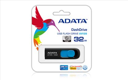 ADATA DashDrive UV128 128GB USB flash drive USB Type-A 3.2 Gen 1 (3.1 Gen 1) Black, Blue1