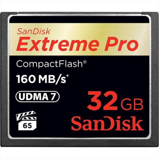 SanDisk 32GB Extreme Pro CF 160MB/s CompactFlash1