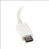 StarTech.com UUSBOTGW USB cable 5" (0.127 m) USB 2.0 Micro-USB B USB A White2