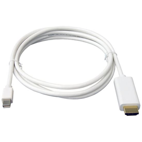 Unirise MDPHDMI-03F-MM video cable adapter 35.4" (0.9 m) Mini DisplayPort HDMI White1