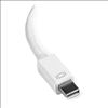 StarTech.com MDP2HD4KSW video cable adapter 5.91" (0.15 m) Mini DisplayPort HDMI White2