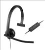 Logitech USB Headset H570e Wired Head-band Office/Call center Black1