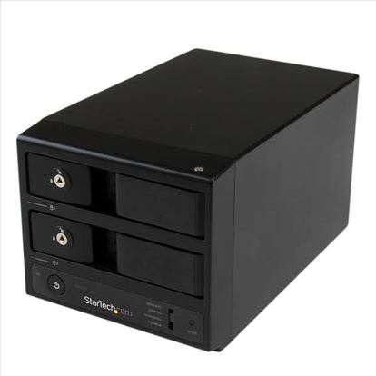 StarTech.com S352BU33RER storage drive enclosure HDD enclosure Black 3.5"1