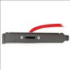 StarTech.com ESATAPLT18IN SATA cable 18" (0.457 m) SATA 7-pin eSATA Black, Red, Silver2