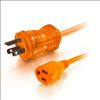 C2G 48074 power cable Orange 300" (7.62 m) NEMA 5-15P NEMA 5-15R1