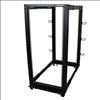 StarTech.com 4POSTRACK25U rack cabinet 25U Freestanding rack Black1