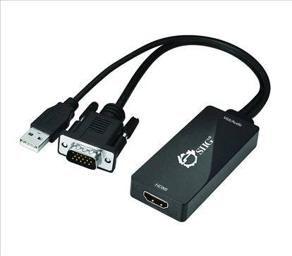 Siig CE-VG0U11-S1 USB graphics adapter Black1