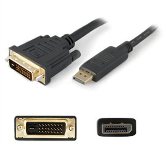 AddOn Networks DISPLAYPORT2DVI6F video cable adapter 71.7" (1.82 m) DisplayPort DVI Black1