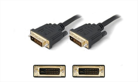 AddOn Networks 6ft DVI-D to DVI-D DVI cable 70.9" (1.8 m) Black1