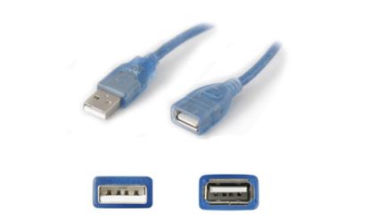 AddOn Networks 4.6m M/F USB 2.0 USB cable 181.1" (4.6 m) USB A Blue1