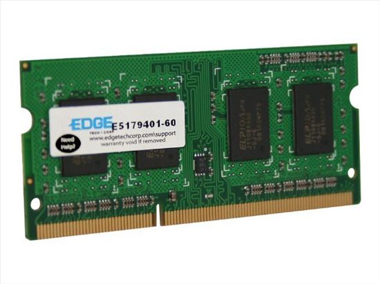 Edge 2GB DDR3 1066 MHz / PC3-8500 SO-DIMM 204-pin UB non-ECC memory module 1 x 2 GB1
