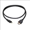 C2G 50617 HDMI cable 19.7" (0.5 m) HDMI Type A (Standard) HDMI Type C (Mini) Black4