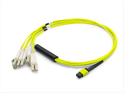 AddOn Networks ADD-MPO-4LC3M9SMF fiber optic cable 118.1" (3 m) MPO/MTP LC OS1 Yellow1