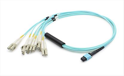 AddOn Networks ADD-MPO-6LC15M5OM3 fiber optic cable 590.6" (15 m) MPO/MTP LC OM3 Blue1