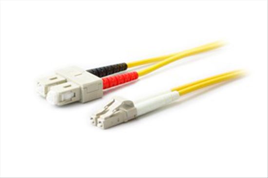 AddOn Networks 10m SC/LC SMF fiber optic cable 393.7" (10 m) Yellow1