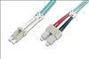 AddOn Networks SC - LC, LOMM, OM4, 4m fiber optic cable 157.5" (4 m) OFC Turquoise1