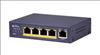 Amer Networks SG4P1 network switch Unmanaged Gigabit Ethernet (10/100/1000) Power over Ethernet (PoE) Blue1