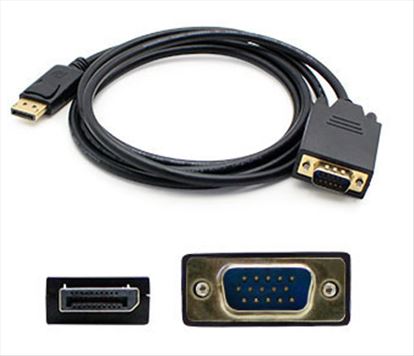 AddOn Networks DISPORT2VGAMM3B-5PK video cable adapter 35.8" (0.91 m) DisplayPort VGA (D-Sub) Black1