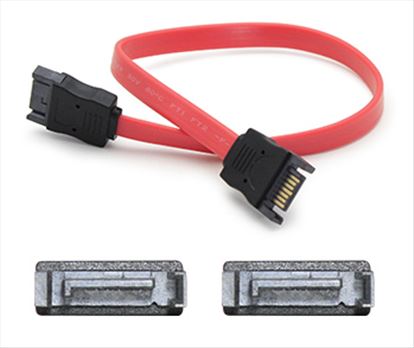 AddOn Networks SATAMM24IN-5PK SATA cable 24" (0.61 m) Red1
