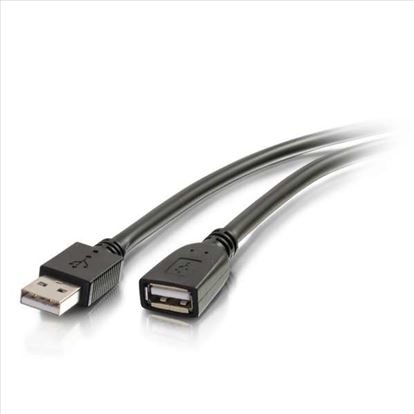 C2G 39011 USB cable 383.9" (9.75 m) USB 2.0 USB A Black1