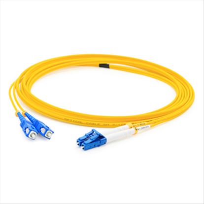 AddOn Networks SC-LC, 8m fiber optic cable 315" (8 m) OS1 Yellow1