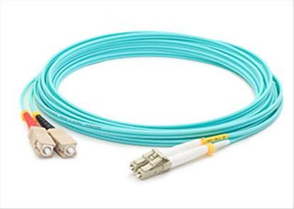 AddOn Networks 2m ST/LC OM3 fiber optic cable 78.7" (2 m) Blue1