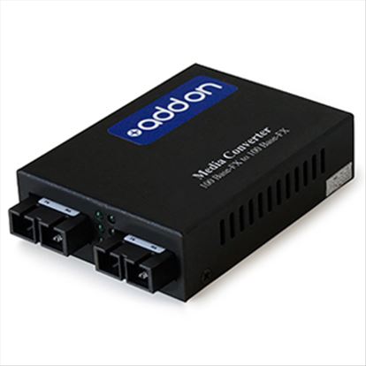 AddOn Networks ADD-FMC-MMSM-2SC network media converter 100 Mbit/s 1310 nm Multi-mode, Single-mode Black1