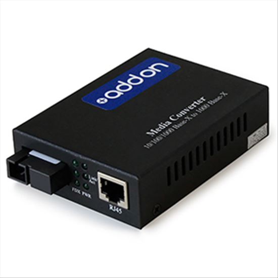 AddOn Networks ADD-GMC-BX-6DSC network media converter 1000 Mbit/s 1550 nm Single-mode Black1