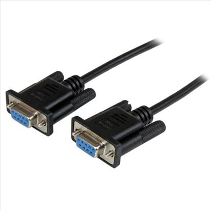 StarTech.com SCNM9FF1MBK serial cable Black 39.4" (1 m) DB-91