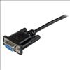StarTech.com SCNM9FF1MBK serial cable Black 39.4" (1 m) DB-92