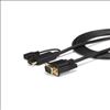 StarTech.com HD2VGAMM10 video cable adapter 118.1" (3 m) VGA (D-Sub) HDMI + Micro USB Black1