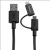 StarTech.com LTUB1MBK USB cable 39.4" (1 m) USB 2.0 USB A Micro-USB B Black3